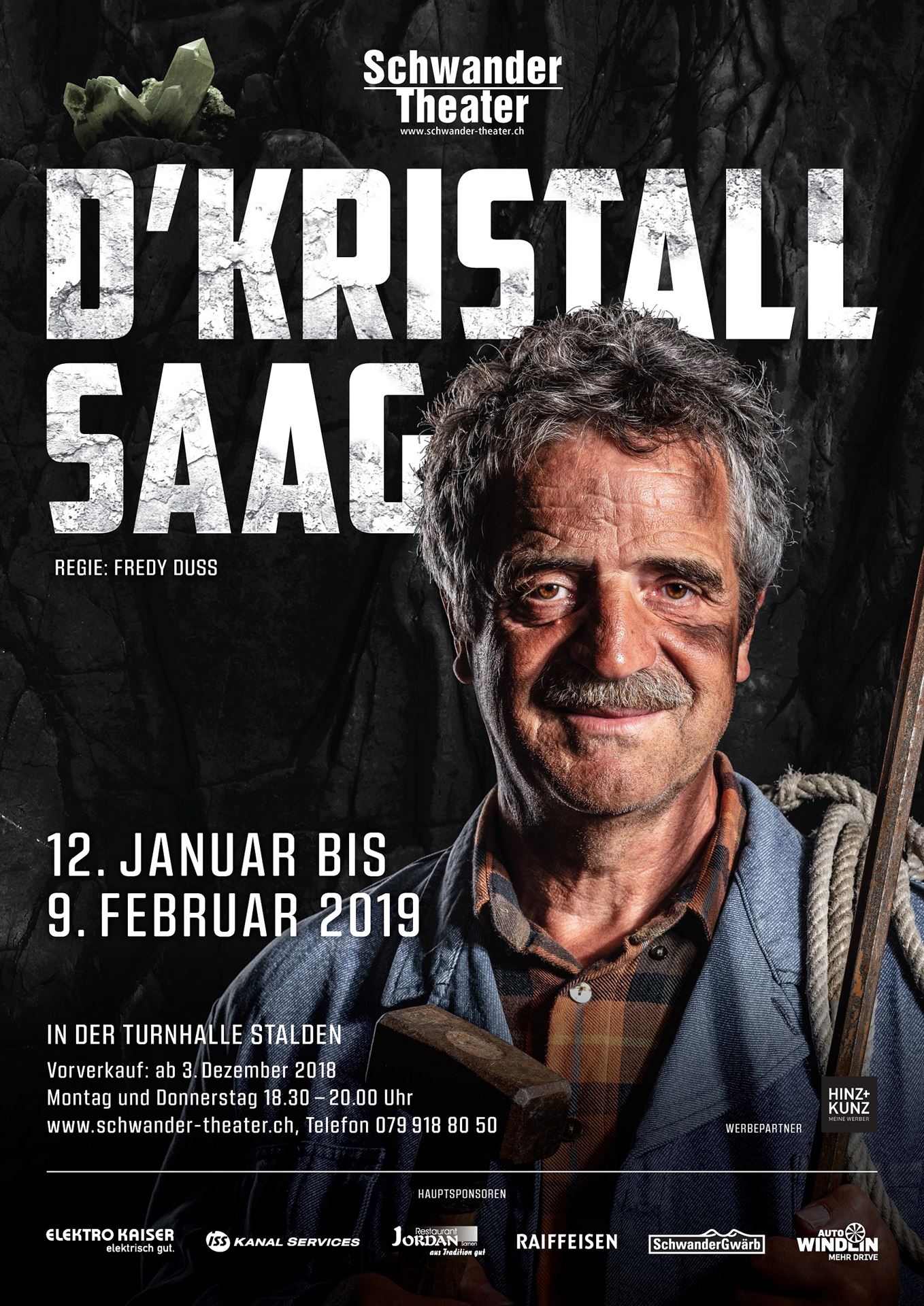 Schwander Theater von 12. Januar bis 9. Februar 2019